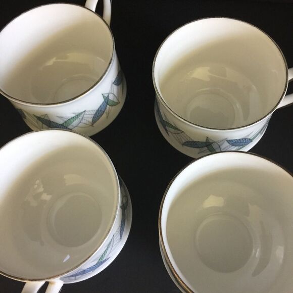 Trend by Royal Sta Fine Bone China England 4 Cups - Picture 7 of 8